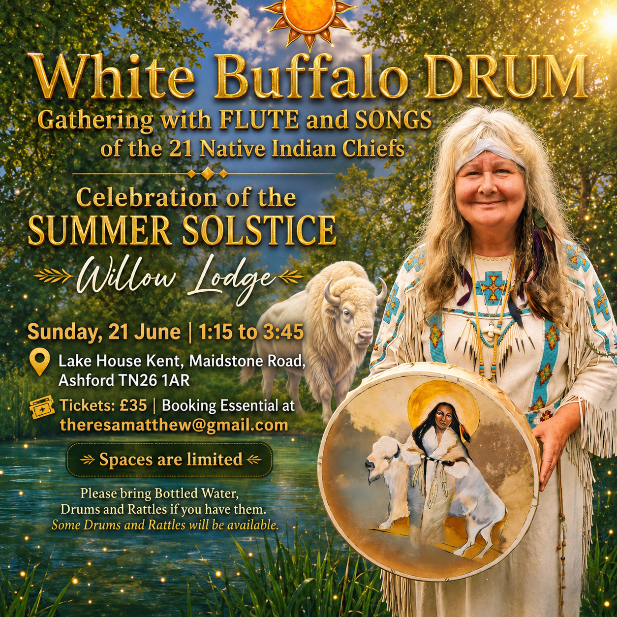 White Buffalo Drum